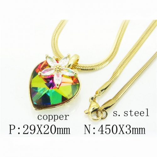 BC Wholesale Necklace Jewelry Copper Alloy Fashion Necklace NO.#BC65N0012PLS