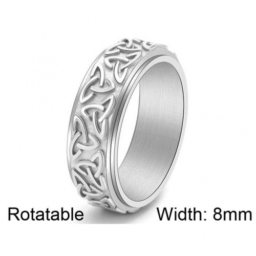 BC Wholesale Multifunction Rings Stainless Steel 316L Rings Rotatable Rings NO.#SJ57R256