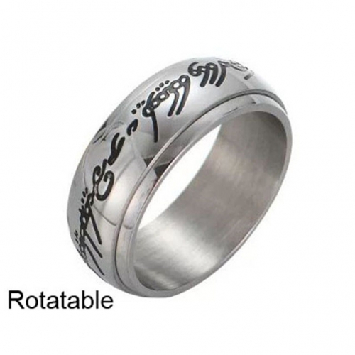 BC Wholesale Multifunction Rings Stainless Steel 316L Rings Rotatable Rings NO.#SJ57R177