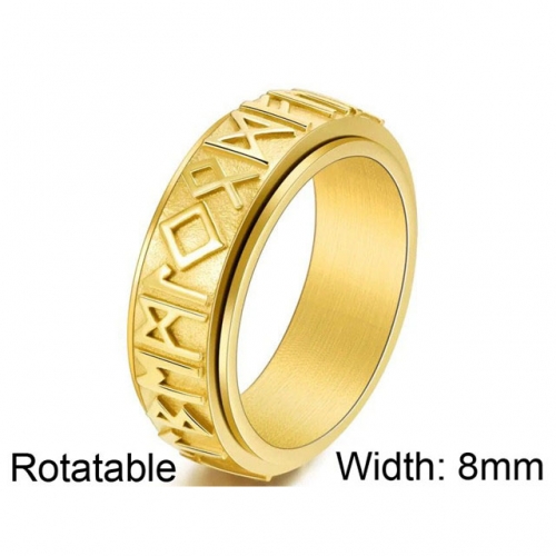 BC Wholesale Multifunction Rings Stainless Steel 316L Rings Rotatable Rings NO.#SJ57R294