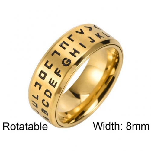 BC Wholesale Multifunction Rings Stainless Steel 316L Rings Rotatable Rings NO.#SJ57R093