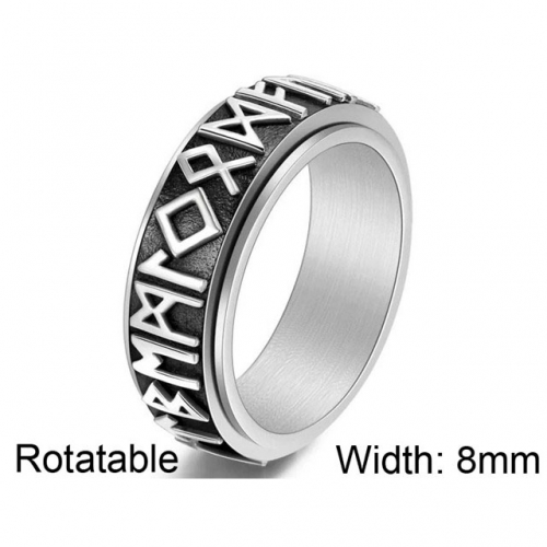 BC Wholesale Multifunction Rings Stainless Steel 316L Rings Rotatable Rings NO.#SJ57R295