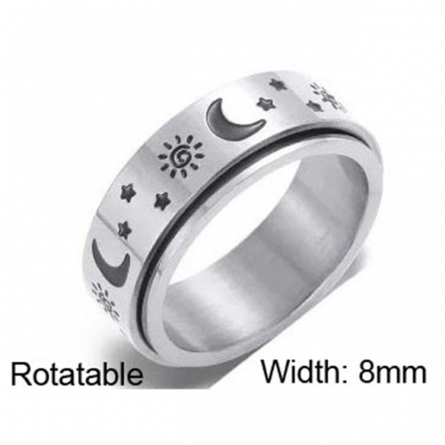 BC Wholesale Multifunction Rings Stainless Steel 316L Rings Rotatable Rings NO.#SJ57R034