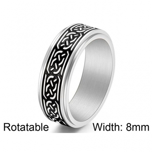 BC Wholesale Multifunction Rings Stainless Steel 316L Rings Rotatable Rings NO.#SJ57R336