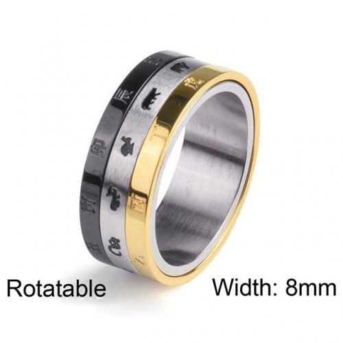 BC Wholesale Rings Jewelry Stainless Steel 316L Rings NO.#SJ58R079