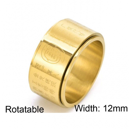 BC Wholesale Multifunction Rings Stainless Steel 316L Rings Rotatable Rings NO.#SJ57R345
