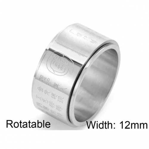 BC Wholesale Multifunction Rings Stainless Steel 316L Rings Rotatable Rings NO.#SJ57R344