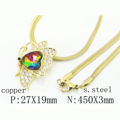 BC Wholesale Necklace Jewelry Copper Alloy Fashion Necklace NO.#BC65N0019PLU