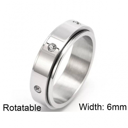 BC Wholesale Multifunction Rings Stainless Steel 316L Rings Rotatable Rings NO.#SJ57R354