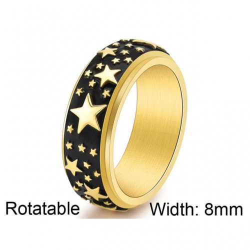 BC Wholesale Multifunction Rings Stainless Steel 316L Rings Rotatable Rings NO.#SJ57R273