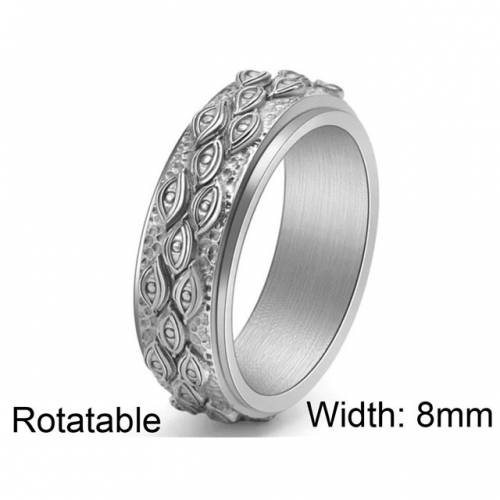 BC Wholesale Multifunction Rings Stainless Steel 316L Rings Rotatable Rings NO.#SJ57R322