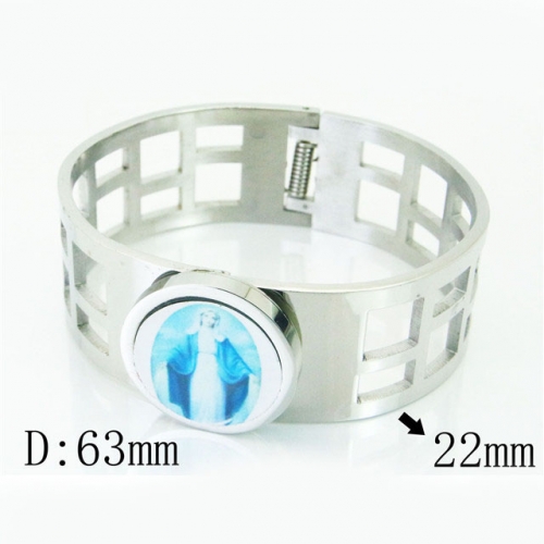 BC Wholesale Bangles Jewelry Stainless Steel Jewelry Bangles NO.#BC51B0077IJA