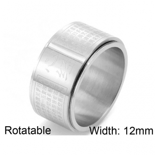 BC Wholesale Multifunction Rings Stainless Steel 316L Rings Rotatable Rings NO.#SJ57R342