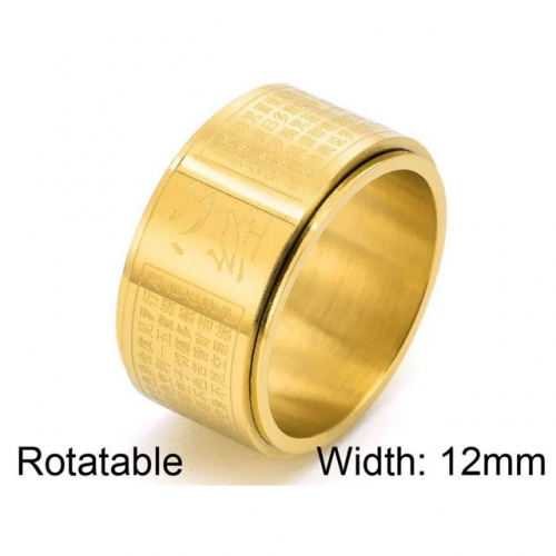 BC Wholesale Multifunction Rings Stainless Steel 316L Rings Rotatable Rings NO.#SJ57R343