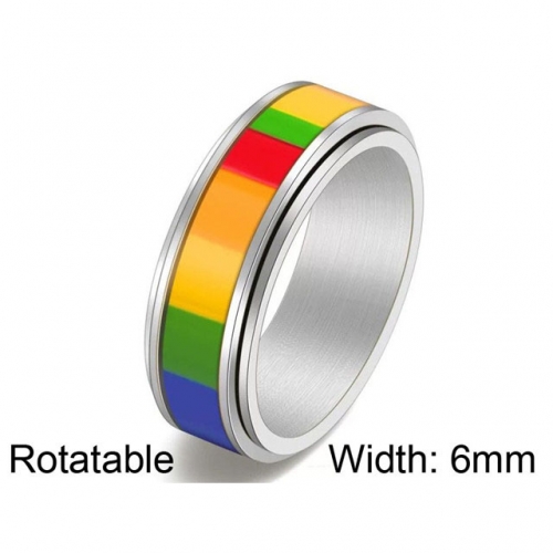 BC Wholesale Multifunction Rings Stainless Steel 316L Rings Rotatable Rings NO.#SJ57R357