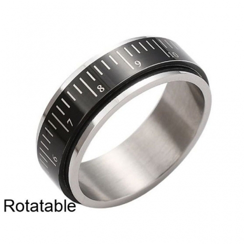 BC Wholesale Multifunction Rings Stainless Steel 316L Rings Rotatable Rings NO.#SJ57R178