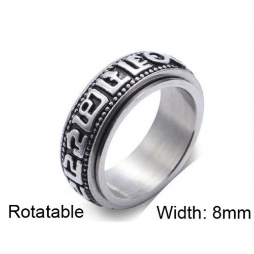 BC Wholesale Multifunction Rings Stainless Steel 316L Rings Rotatable Rings NO.#SJ57R010
