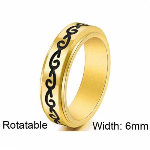 BC Wholesale Multifunction Rings Stainless Steel 316L Rings Rotatable Rings NO.#SJ57R288
