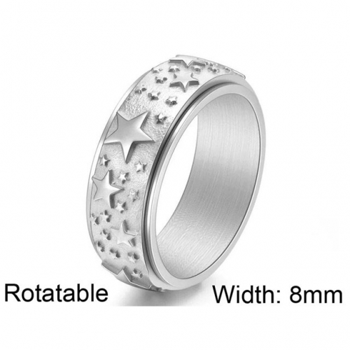 BC Wholesale Multifunction Rings Stainless Steel 316L Rings Rotatable Rings NO.#SJ57R259