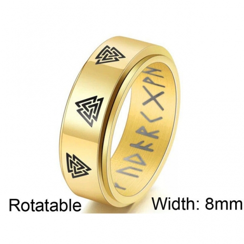 BC Wholesale Multifunction Rings Stainless Steel 316L Rings Rotatable Rings NO.#SJ57R326