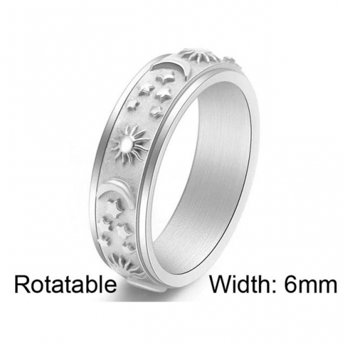 BC Wholesale Multifunction Rings Stainless Steel 316L Rings Rotatable Rings NO.#SJ57R317