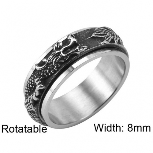 BC Wholesale Multifunction Rings Stainless Steel 316L Rings Rotatable Rings NO.#SJ57R003