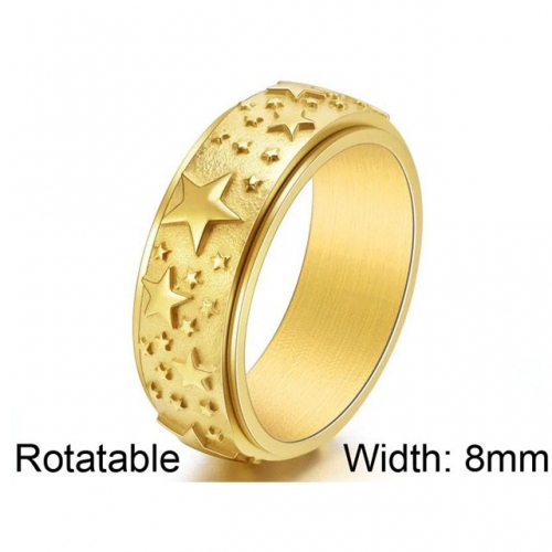 BC Wholesale Multifunction Rings Stainless Steel 316L Rings Rotatable Rings NO.#SJ57R258