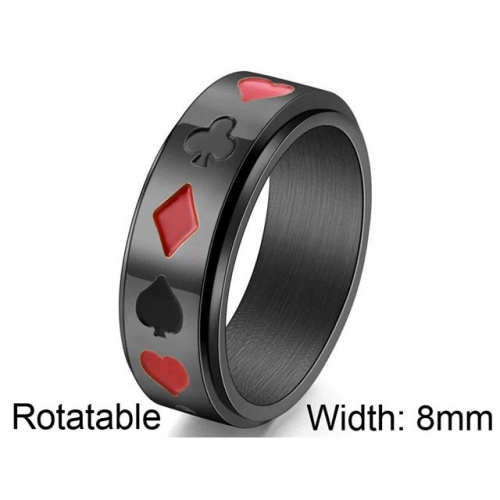 BC Wholesale Multifunction Rings Stainless Steel 316L Rings Rotatable Rings NO.#SJ57R284