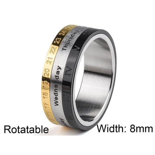 BC Wholesale Rings Jewelry Stainless Steel 316L Rings NO.#SJ58R015