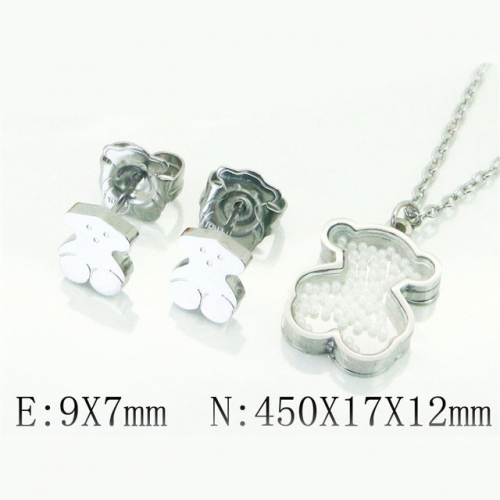 BC Wholesale Fashion Jewelry Sets Stainless Steel 316L Jewelry Sets NO.#BC21S0313HMZ