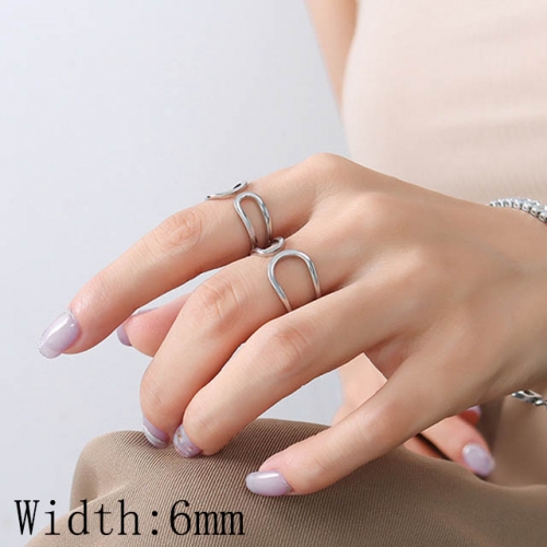 BC Wholesale Fashion Rings Jewelry Stainless Steel 316L Jewelry Rings NO.#SSJ56RA286