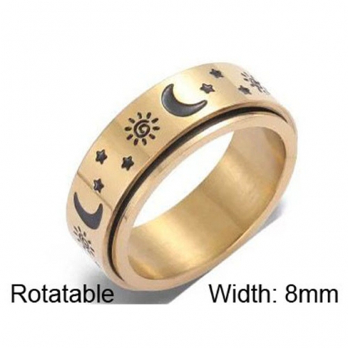 BC Wholesale Multifunction Rings Stainless Steel 316L Rings Rotatable Rings NO.#SJ57R035