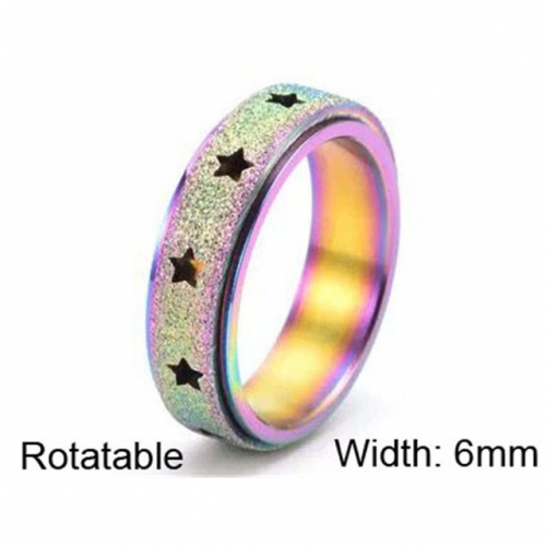 BC Wholesale Multifunction Rings Stainless Steel 316L Rings Rotatable Rings NO.#SJ57R245