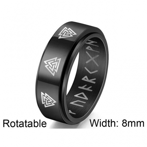 BC Wholesale Multifunction Rings Stainless Steel 316L Rings Rotatable Rings NO.#SJ57R325