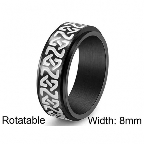 BC Wholesale Multifunction Rings Stainless Steel 316L Rings Rotatable Rings NO.#SJ57R309