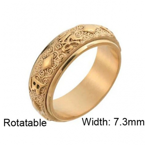 BC Wholesale Multifunction Rings Stainless Steel 316L Rings Rotatable Rings NO.#SJ57R164