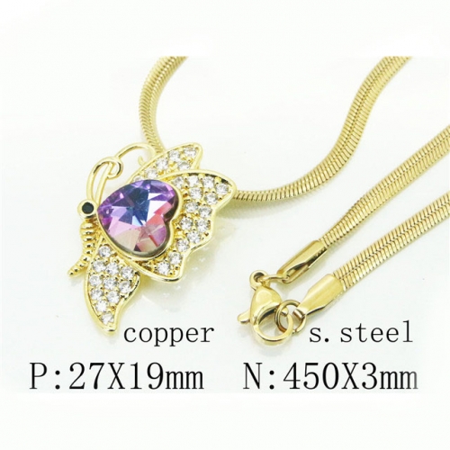 BC Wholesale Necklace Jewelry Copper Alloy Fashion Necklace NO.#BC65N0020PLY