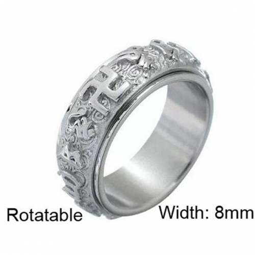 BC Wholesale Multifunction Rings Stainless Steel 316L Rings Rotatable Rings NO.#SJ57R097