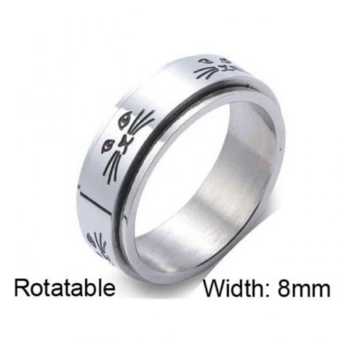 BC Wholesale Multifunction Rings Stainless Steel 316L Rings Rotatable Rings NO.#SJ57R037