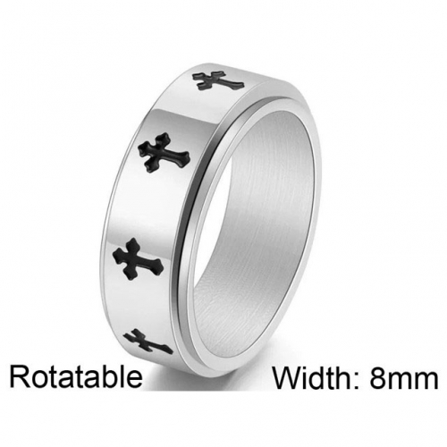BC Wholesale Multifunction Rings Stainless Steel 316L Rings Rotatable Rings NO.#SJ57R262