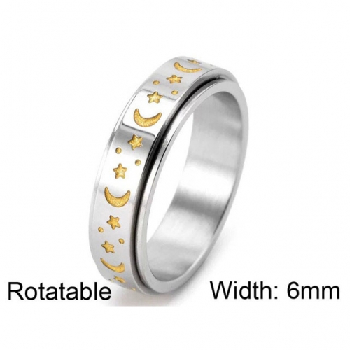 BC Wholesale Multifunction Rings Stainless Steel 316L Rings Rotatable Rings NO.#SJ57R353