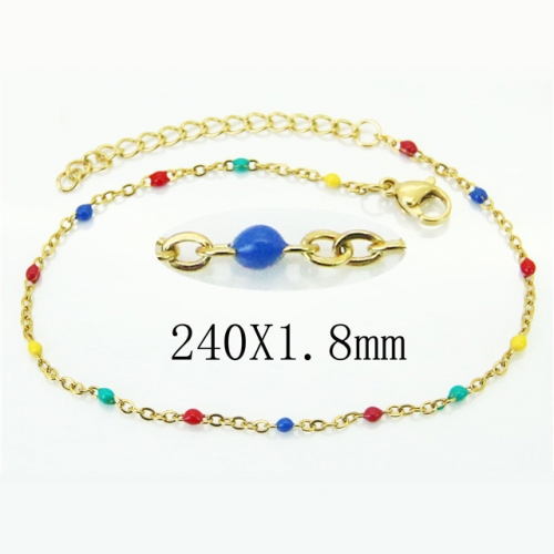 BC Wholesale Anklets Jewelry Stainless Steel 316L Anklets or Bracelets NO.#BC53B0109JD