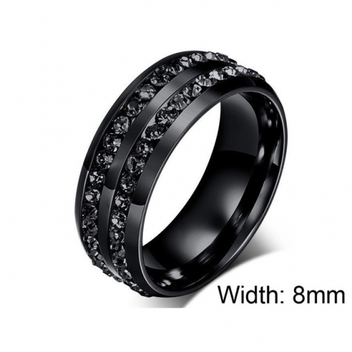 BC Wholesale Rings Jewelry Stainless Steel 316L Rings NO.#SJ61R088