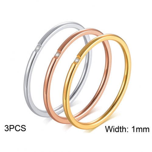 BC Wholesale Rings Jewelry Stainless Steel 316L Rings NO.#SJ11R711