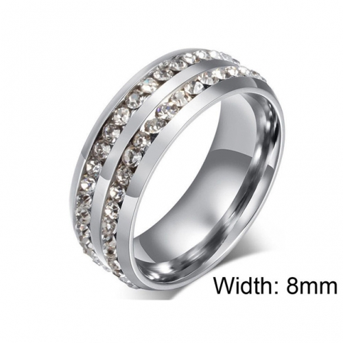 BC Wholesale Rings Jewelry Stainless Steel 316L Rings NO.#SJ61R090