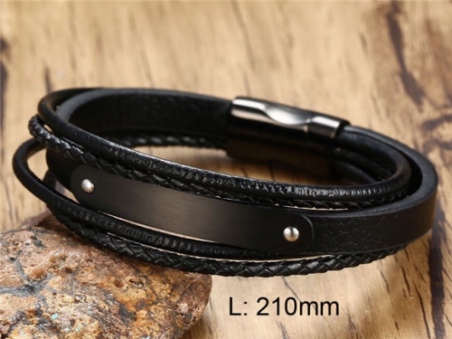 BC Jewelry Wholesale Bracelet Good Quality Fashion Leather Bracelet NO.#SJ11B141