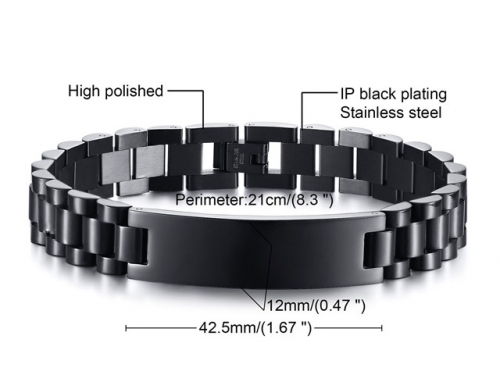 BC Wholesale Jewelry Bracelets Stainless Steel 316L Bracelets NO.#SJ11B014