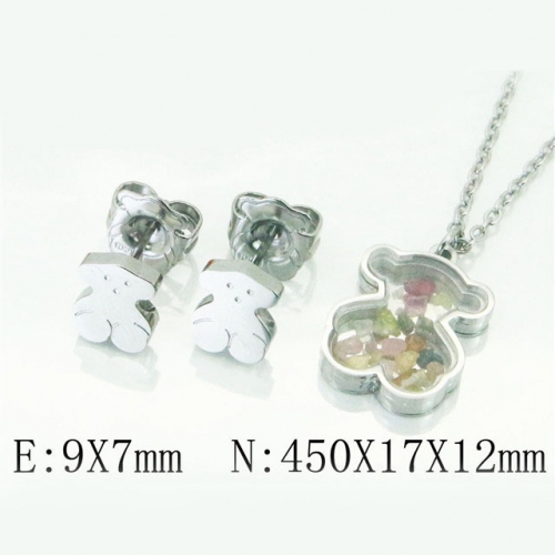 BC Wholesale Fashion Jewelry Sets Stainless Steel 316L Jewelry Sets NO.#BC21S0314HMR