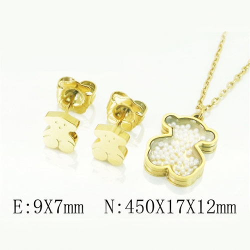 BC Wholesale Fashion Jewelry Sets Stainless Steel 316L Jewelry Sets NO.#BC21S0315HOD