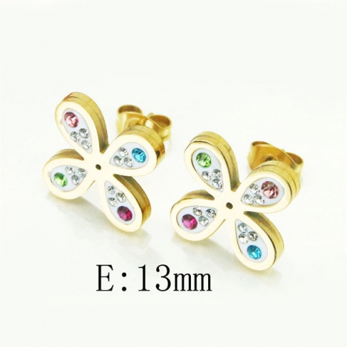 BC Wholesale Earrings Jewelry Stainless Steel 316L Earrings NO.#BC12E0178KLD